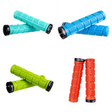 Maxbell 2Pcs Bike Handlebar Grips Mountain Bike sleeve Anti Slip Red - Aladdin Shoppers