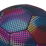 Maxbell Glowing Reflective Soccer Ball Durable PU for Competition Training Child Water Droplet Size No 4 - Aladdin Shoppers