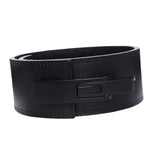Maxbell PU Leather Weight Lifting Belt for Men Wide for Training Deadlift 130cm Black - Aladdin Shoppers