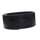 Maxbell PU Leather Weight Lifting Belt for Men Wide for Training Deadlift 130cm Black - Aladdin Shoppers