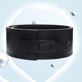 Maxbell PU Leather Weight Lifting Belt for Men Wide for Training Deadlift 130cm Black - Aladdin Shoppers