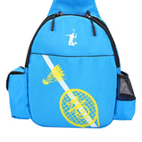 Maxbell Durable Tennis Racquet Bag with Detachable Shoulder Strap for Travel Unisex Blue - Aladdin Shoppers