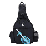 Maxbell Durable Tennis Racquet Bag with Detachable Shoulder Strap for Travel Unisex Black - Aladdin Shoppers