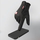 Maxbell 2xWinter Gloves Windproof Insulated for Motorcycle Cycling Adults Unisex S Black