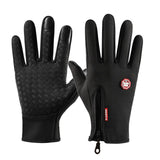 Maxbell 3xWinter Gloves Windproof Insulated for Motorcycle Cycling Adults Unisex S Black
