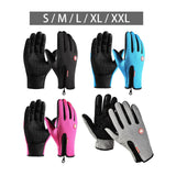 Maxbell 4xWinter Gloves Windproof Insulated for Motorcycle Cycling Adults Unisex S Black
