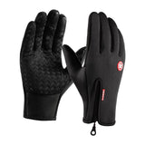 Maxbell 3xWinter Gloves Windproof Insulated for Motorcycle Cycling Adults Unisex S Black
