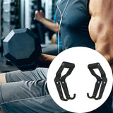 Maxbell Portable Dumbbell Hooks Handles Accessories for Bodybuilding Weightlifting Curved Arm - Aladdin Shoppers