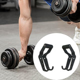 Maxbell Portable Dumbbell Hooks Handles Accessories for Bodybuilding Weightlifting Curved Arm - Aladdin Shoppers
