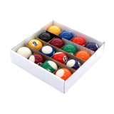Maxbell 16 Pieces Mini Billiard Balls Pool Rod Balls Small Display for Gaming Rooms 32mm - Aladdin Shoppers