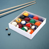 Maxbell 16 Pieces Mini Billiard Balls Pool Rod Balls Small Display for Gaming Rooms 32mm - Aladdin Shoppers