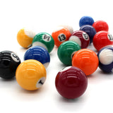 Maxbell 16 Pieces Mini Billiard Balls Pool Rod Balls Small Display for Gaming Rooms 32mm - Aladdin Shoppers
