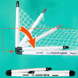 Maxbell Kids Soccer Goals Portable Soccer Nets Set Outdoor Training Easy Assembly Ball Set with Pump Orange M - Aladdin Shoppers