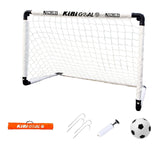 Maxbell Kids Soccer Goals Portable Soccer Nets Set Outdoor Training Easy Assembly Ball Set with Pump Orange M - Aladdin Shoppers