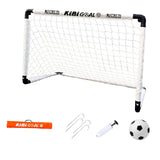 Maxbell Kids Soccer Goals Portable Soccer Nets Set Outdoor Training Easy Assembly Ball Set with Pump Orange M - Aladdin Shoppers