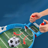 Maxbell Desktop Football Board Games Kit Indoor Toy Sports for Adults Kids 38cmx18cm Two Balls - Aladdin Shoppers