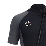 Maxbell 3mm Neoprene Men Wetsuit Diving Suit Swimsuit for Swimming Water Sports Gray L - Aladdin Shoppers