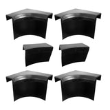 Maxbell 6 Pieces Pool Table Pocket Liners Black Billiard Table Liners Replacement - Aladdin Shoppers