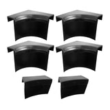 Maxbell 6 Pieces Pool Table Pocket Liners Black Billiard Table Liners Replacement - Aladdin Shoppers