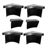 Maxbell 6 Pieces Pool Table Pocket Liners Black Billiard Table Liners Replacement - Aladdin Shoppers