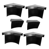 Maxbell 6 Pieces Pool Table Pocket Liners Black Billiard Table Liners Replacement - Aladdin Shoppers