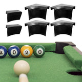 Maxbell 6 Pieces Pool Table Pocket Liners Black Billiard Table Liners Replacement - Aladdin Shoppers