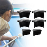 Maxbell 6 Pieces Pool Table Pocket Liners Black Billiard Table Liners Replacement - Aladdin Shoppers