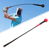 Maxbell Portable Golf Swing Trainer Aid Practice Training Nonslip Grip for Adult 48inch Red - Aladdin Shoppers