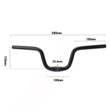 Maxbell Ultralight Bike Handlebar Cycling Handle 1 inch Clamp Riser Bars M Type 58x12cm - Aladdin Shoppers