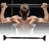 Maxbell Pull up Bar Adjustable Chin up Bar with Locking Mechanism for Gym Equipment Red - Aladdin Shoppers