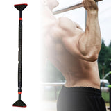 Maxbell Pull up Bar Adjustable Chin up Bar with Locking Mechanism for Gym Equipment Red - Aladdin Shoppers