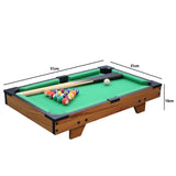 Maxbell Snooker Home Felt Surface Cues Mini Table pool Family Desktop Desk - Aladdin Shoppers