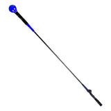 Maxbell Warm up Stick Nonslip Grip Swing Trainer Aid for Speed Aids Practicing blue 48inch - Aladdin Shoppers
