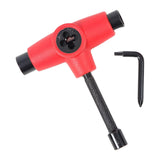 Maxbell Skateboard Tool Multi Tool Multifunctional for Longboards Repair Assembly Red - Aladdin Shoppers