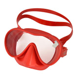 Maxbell Swim Snorkel Goggles Anti Fog Adjustable Headband Outdoor Men Full Face Red - Aladdin Shoppers