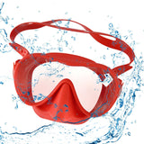 Maxbell Swim Snorkel Goggles Anti Fog Adjustable Headband Outdoor Men Full Face Red - Aladdin Shoppers