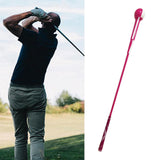 Maxbell Portable Golf Swing Training Aid Practice Position Correction Women Men 100cm Pink - Aladdin Shoppers