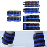 Maxbell 2x Wrist Ankle Weights Women Men Strength Training Arm Leg Weight Straps 1KG 16x10cm - Aladdin Shoppers