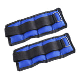 Maxbell 2x Wrist Ankle Weights Women Men Strength Training Arm Leg Weight Straps 1KG 16x10cm - Aladdin Shoppers