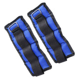 Maxbell 2x Wrist Ankle Weights Women Men Strength Training Arm Leg Weight Straps 1KG 16x10cm - Aladdin Shoppers