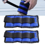 Maxbell 2x Wrist Ankle Weights Women Men Strength Training Arm Leg Weight Straps 1KG 16x10cm - Aladdin Shoppers