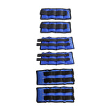 Maxbell 2x Wrist Ankle Weights Women Men Strength Training Arm Leg Weight Straps 1KG 16x10cm - Aladdin Shoppers