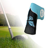 Maxbell Fashion Golf Putter Head Cover Protector PU Leather Golf Club Head Cover StyleA Black - Aladdin Shoppers