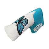 Maxbell Fashion Golf Putter Head Cover Protector PU Leather Golf Club Head Cover StyleA White - Aladdin Shoppers