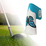 Maxbell Fashion Golf Putter Head Cover Protector PU Leather Golf Club Head Cover StyleA White - Aladdin Shoppers