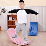 Maxbell Kids Balance Board Hold up to 50kg Curved Board for Accessory Equipment Pink - Aladdin Shoppers