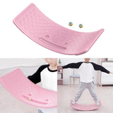 Maxbell Kids Balance Board Hold up to 50kg Curved Board for Accessory Equipment Pink - Aladdin Shoppers