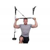 Maxbell Rotating Straight Bar Tricep Press Down Bar for Weight Lifting Workout - Aladdin Shoppers