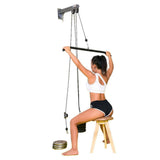Maxbell Rotating Straight Bar Tricep Press Down Bar for Weight Lifting Workout - Aladdin Shoppers