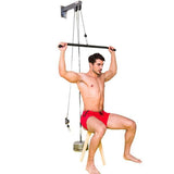 Maxbell Rotating Straight Bar Tricep Press Down Bar for Weight Lifting Workout - Aladdin Shoppers